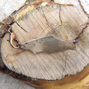 Hooked Trout Necklace