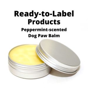 White Label Peppermint Scented Dog Paw Balm, Private Label